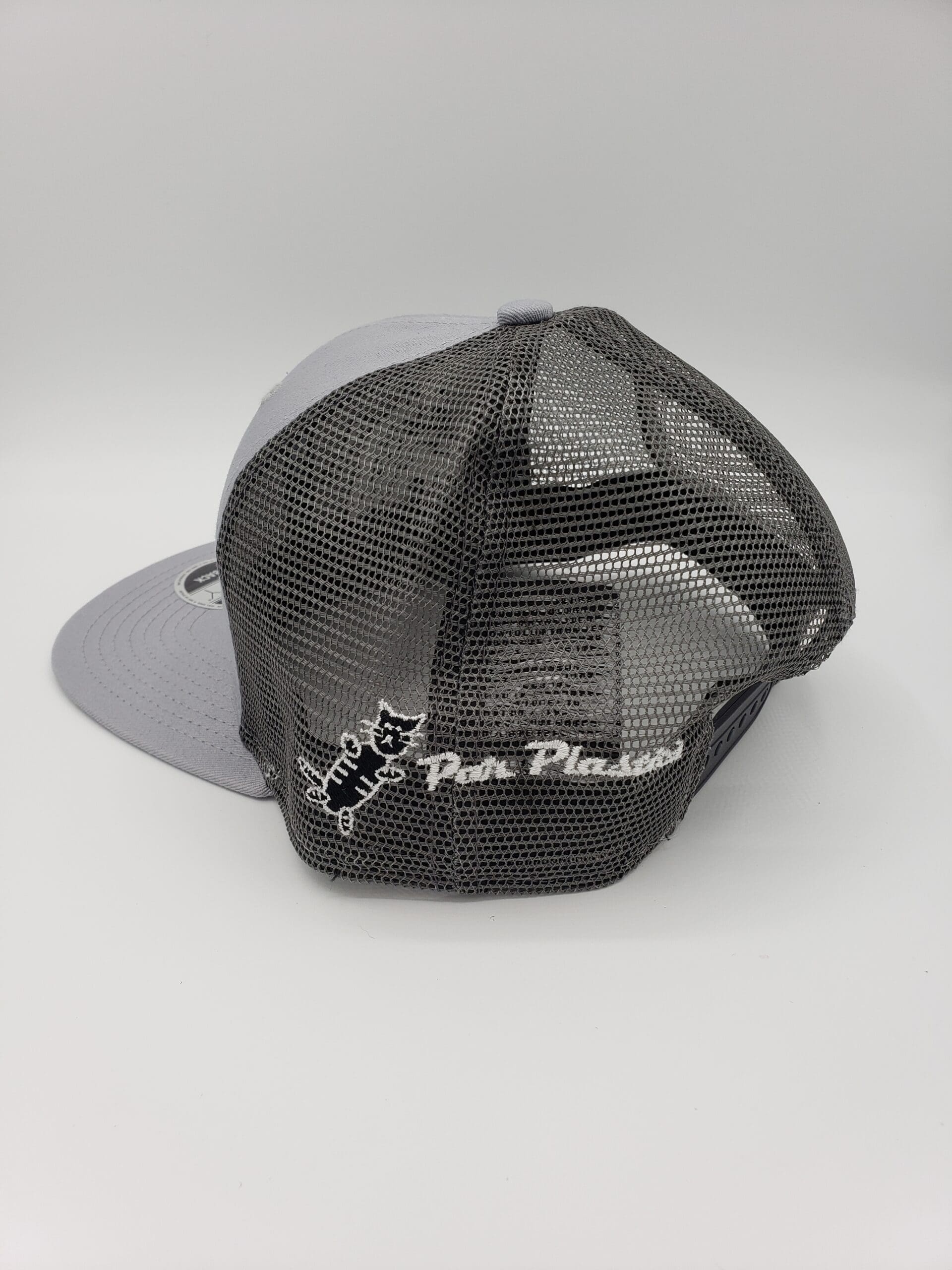 Par Plastics Snapback Trucker Cap disc golf disc front view