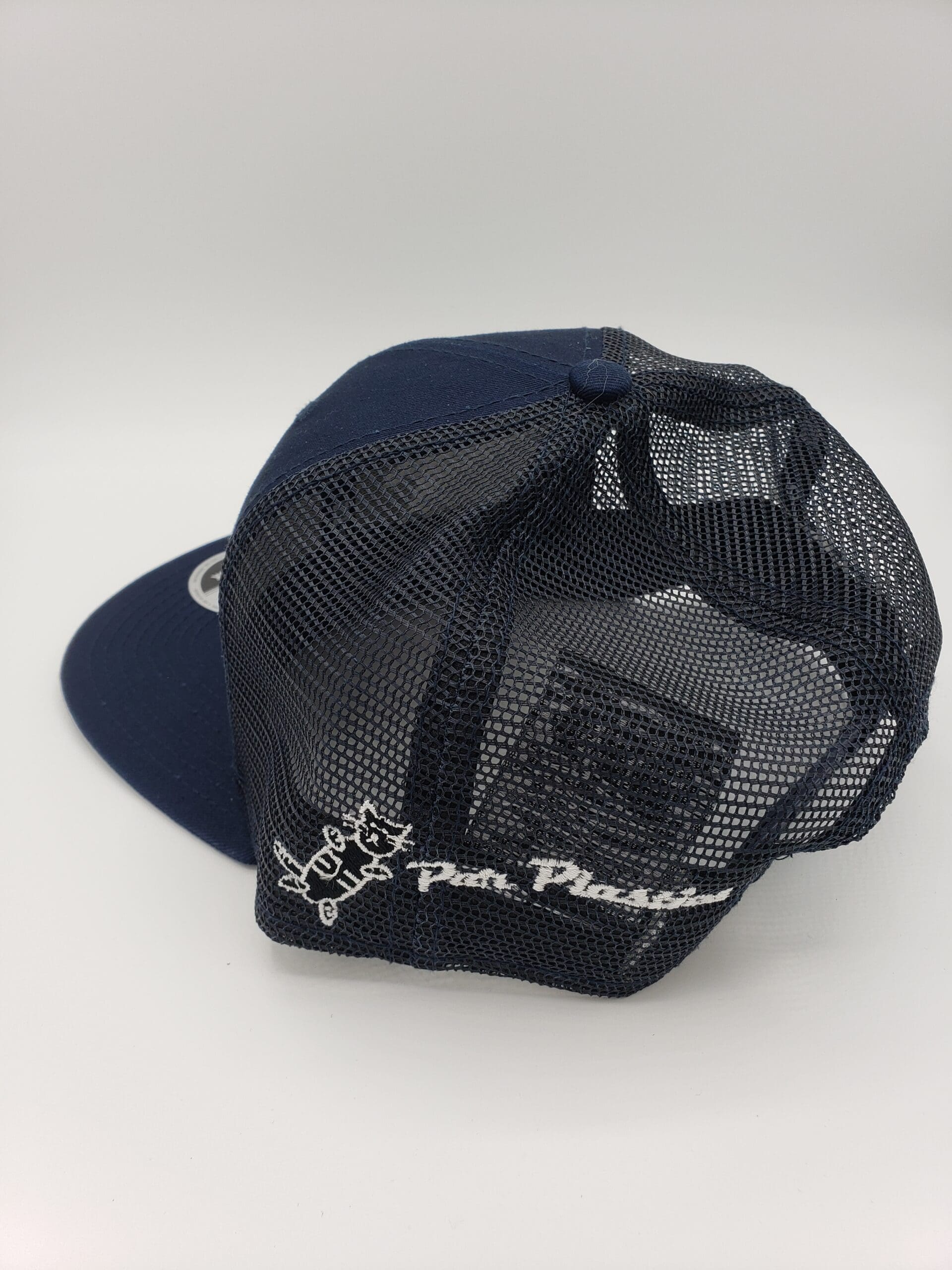Par Plastics Snapback Trucker Cap disc golf disc top view