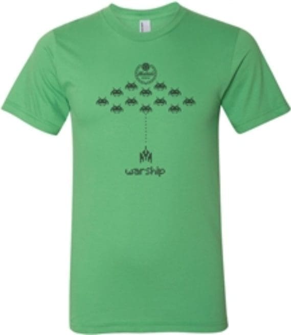 Westside Discs Warship 8-Bit Tee disc golf disc side view