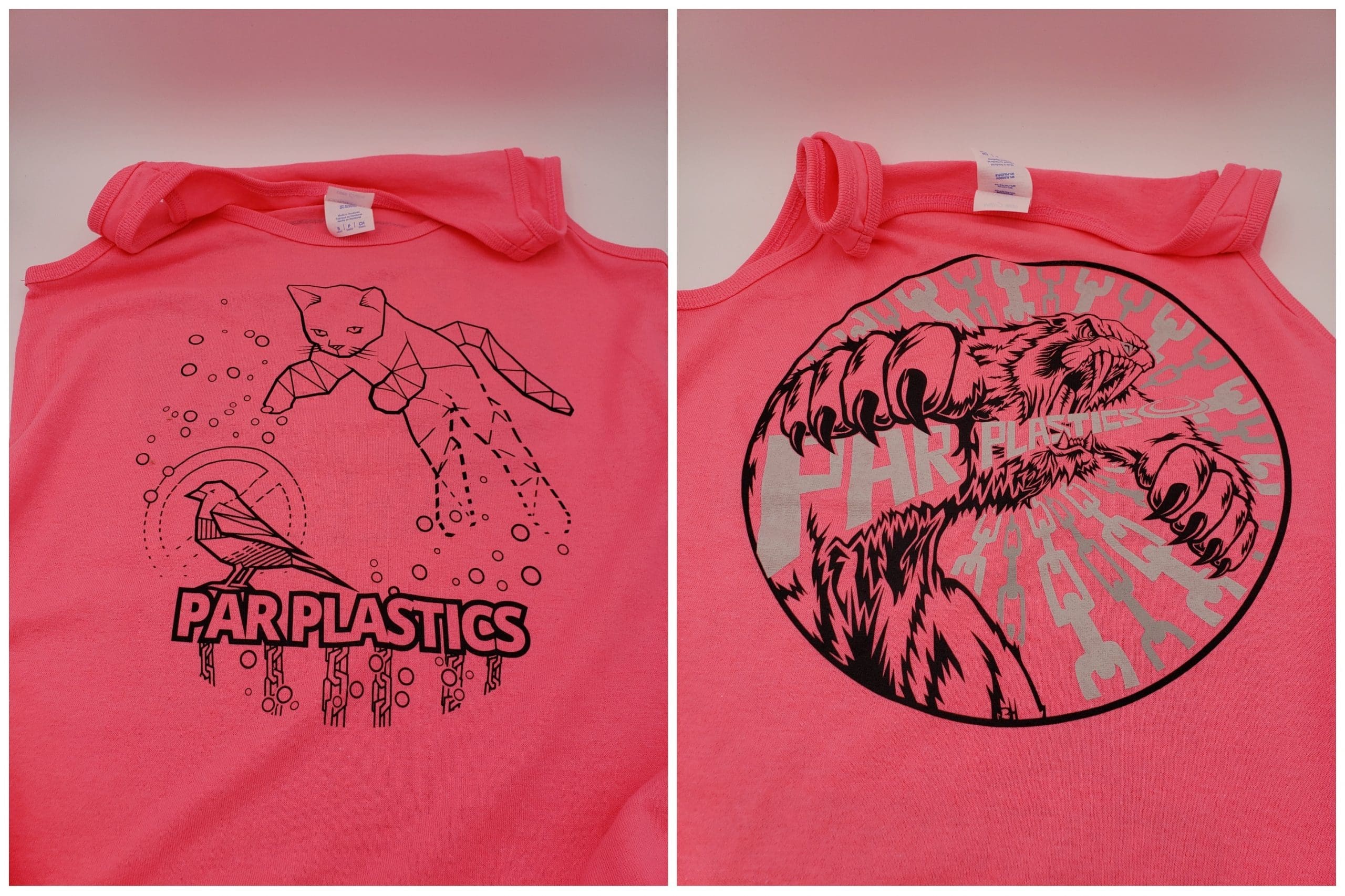 Par Plastics casual wear tank tops disc golf disc front view